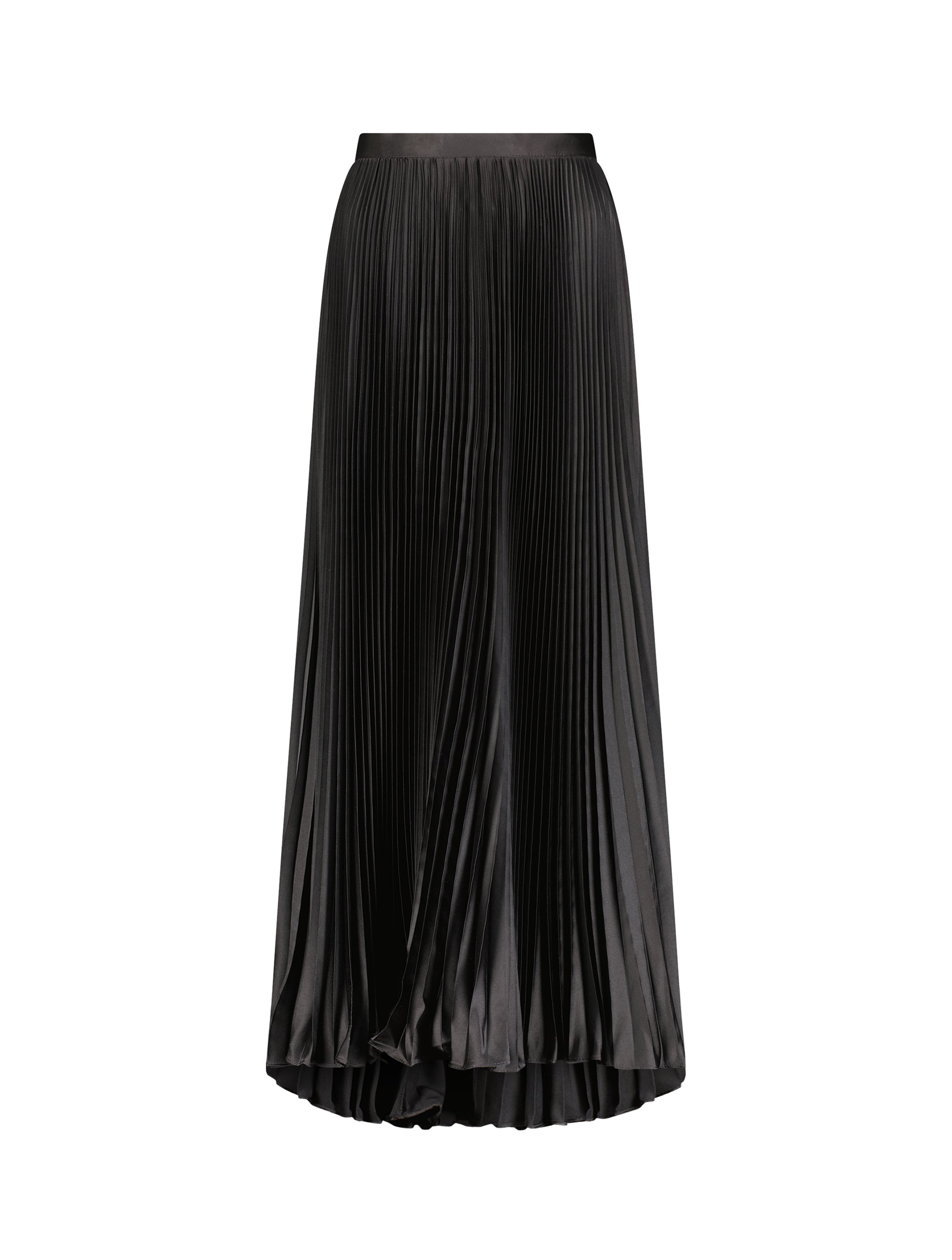 Shop Satin Pleated Skirt Online