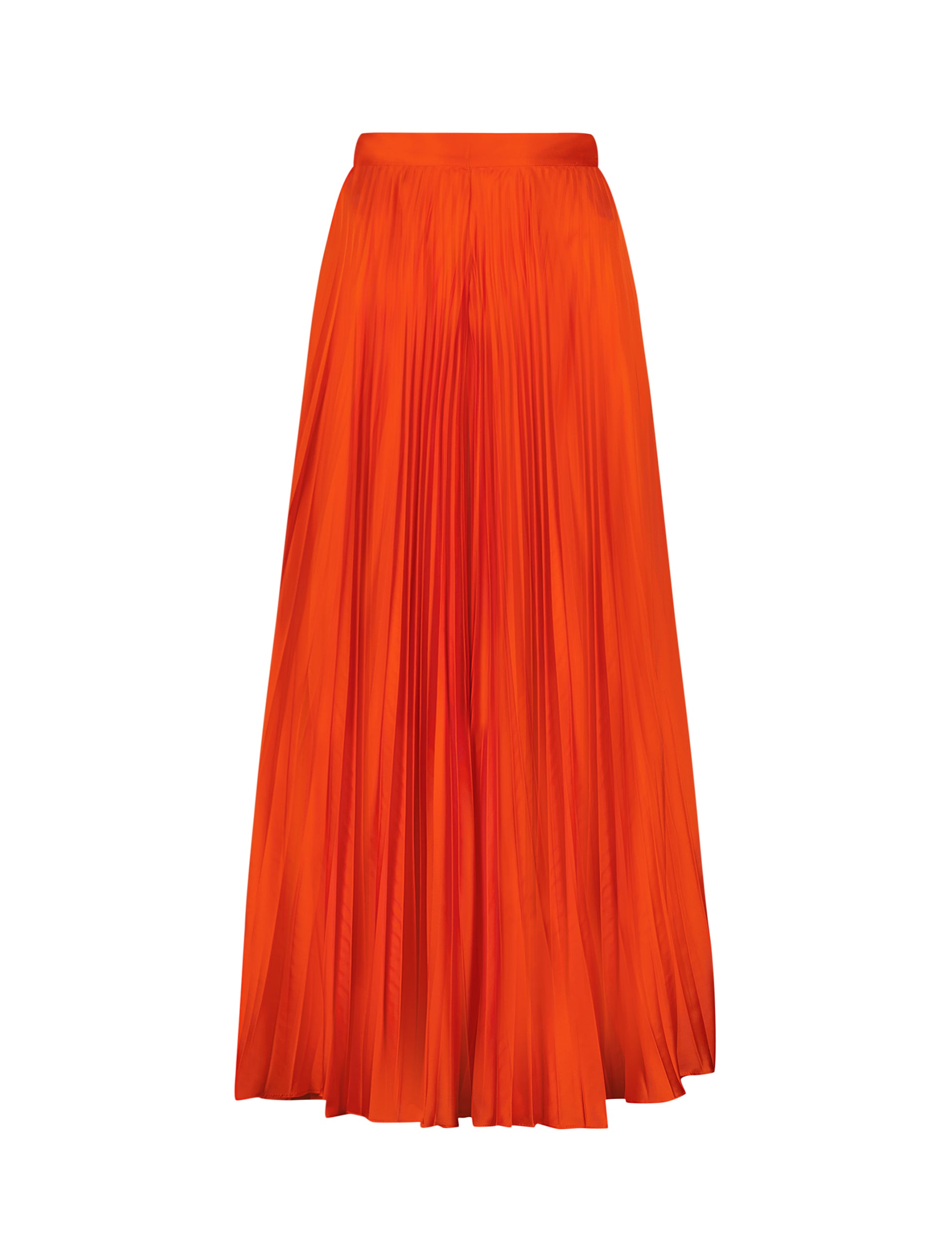 Shop Pleated Charmeuse Wide Leg Pants Online