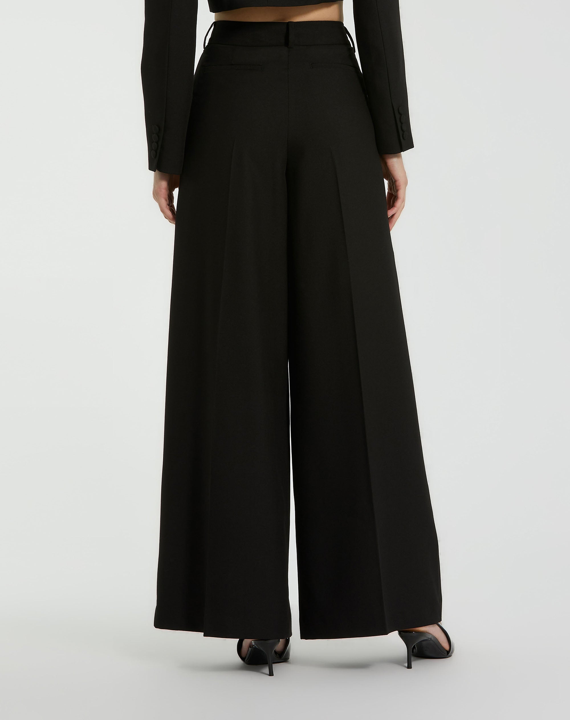 Shop Classic Crepe Wide Leg Work Trouser Online
