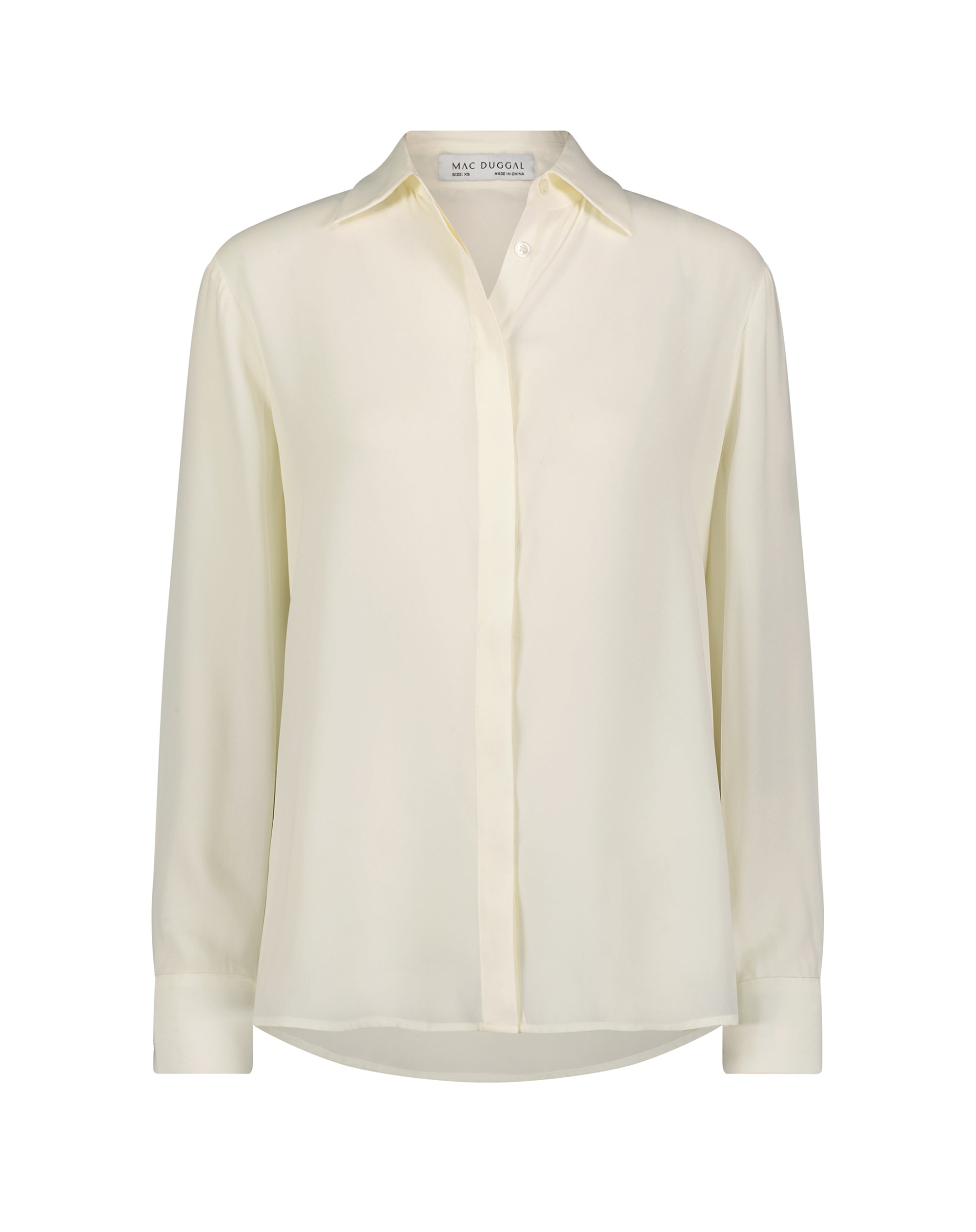 Shop The Bentley Long Sleeve Button Up Georgette Shirt Online