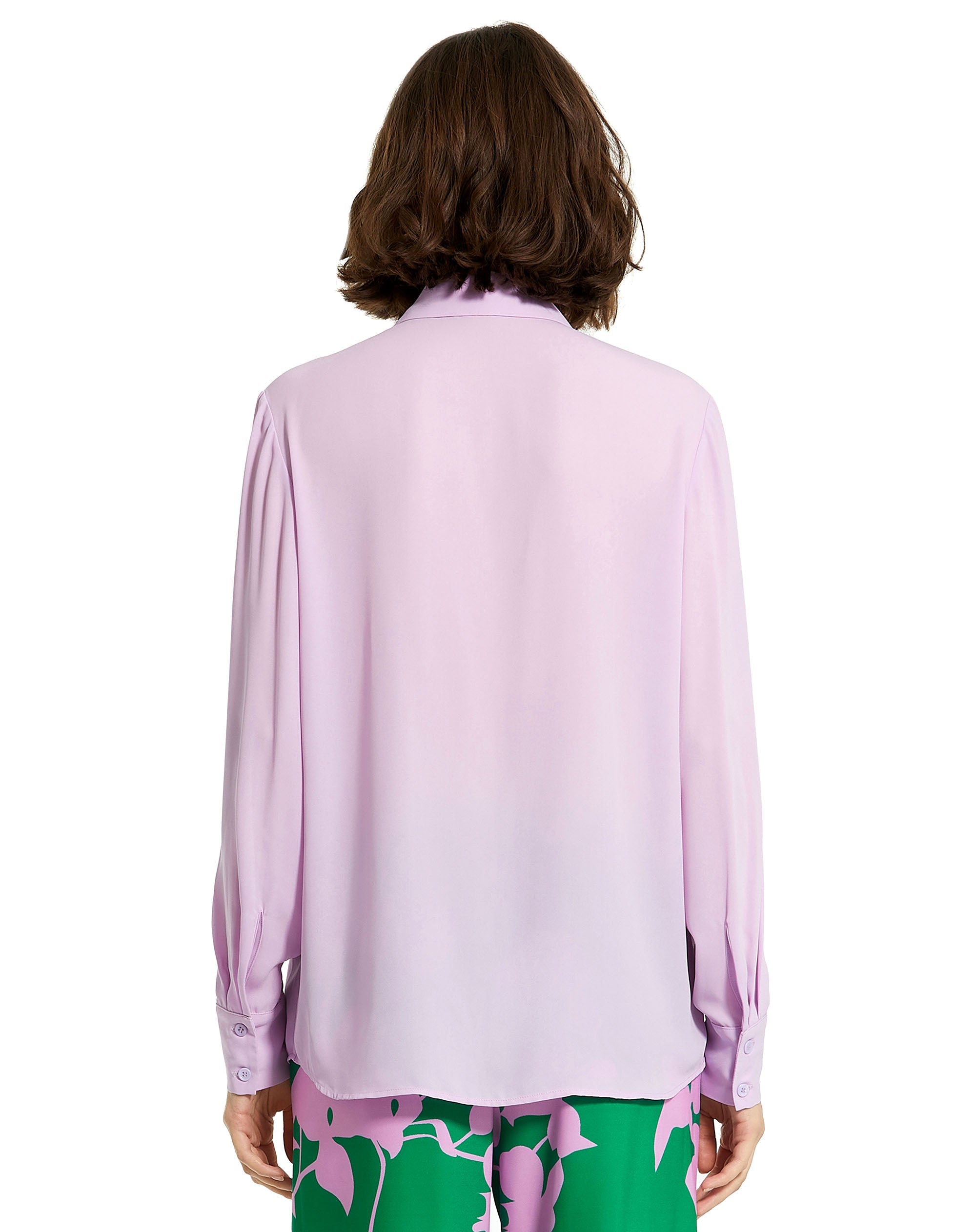 Shop The Bentley Long Sleeve Button Up Georgette Shirt Online
