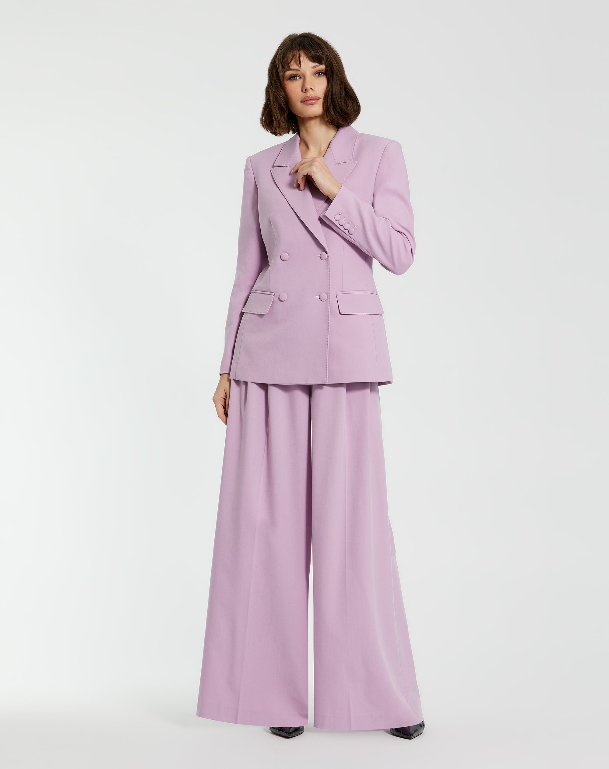 Shop Classic Crepe Double Breasted Blazer Online