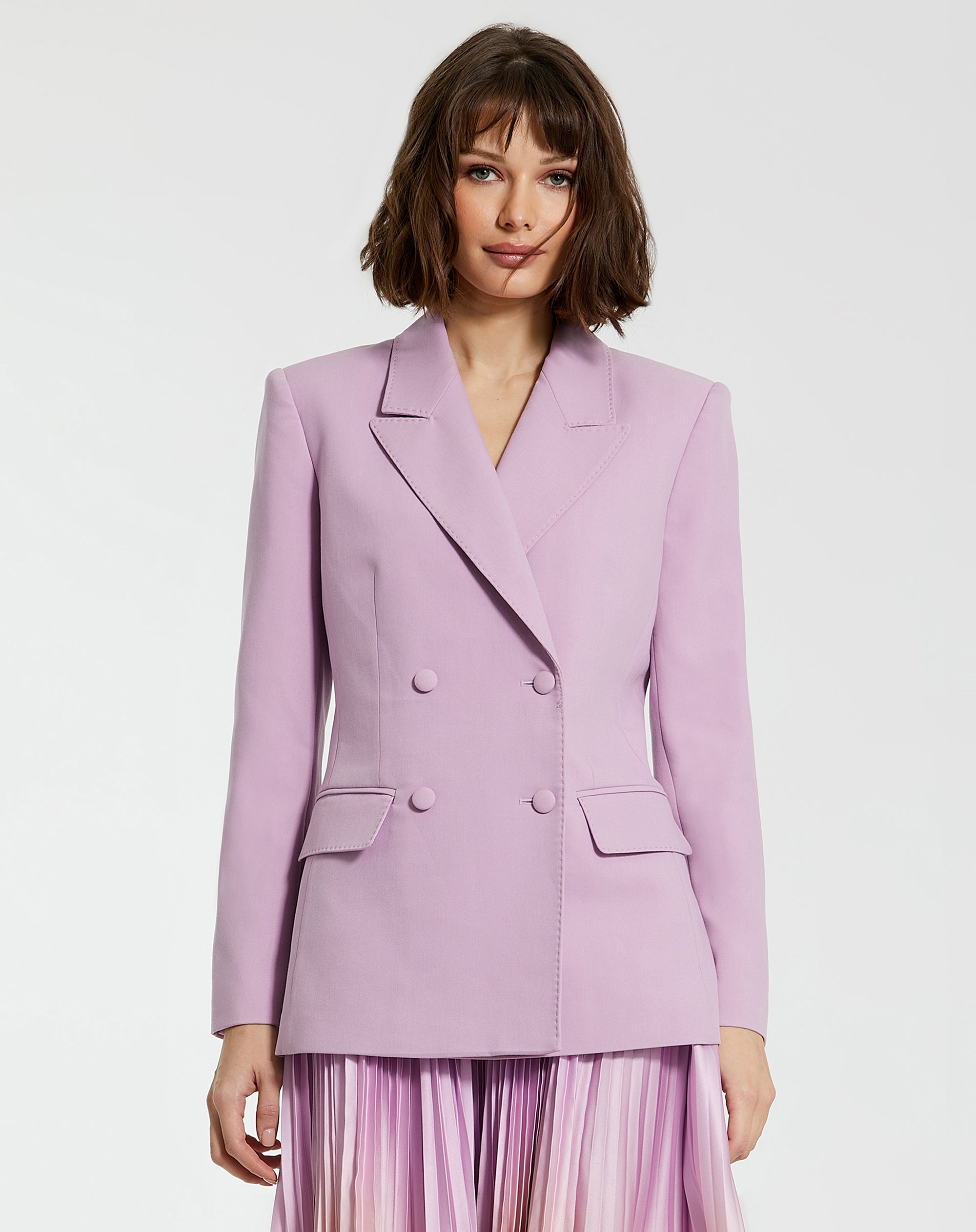 Shop Classic Crepe Double Breasted Blazer Online