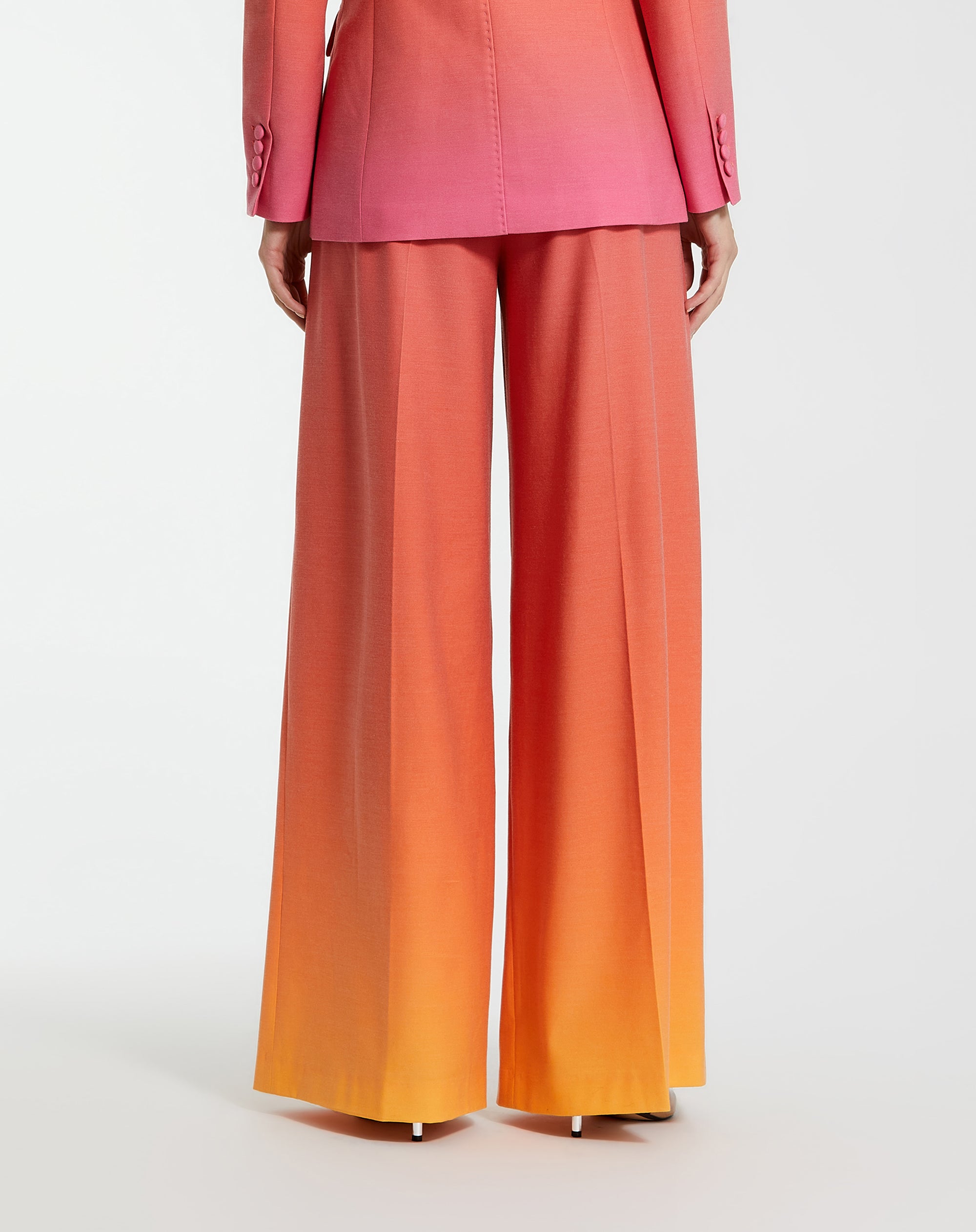 Shop Ombre Crepe Wide Leg Trousers Online