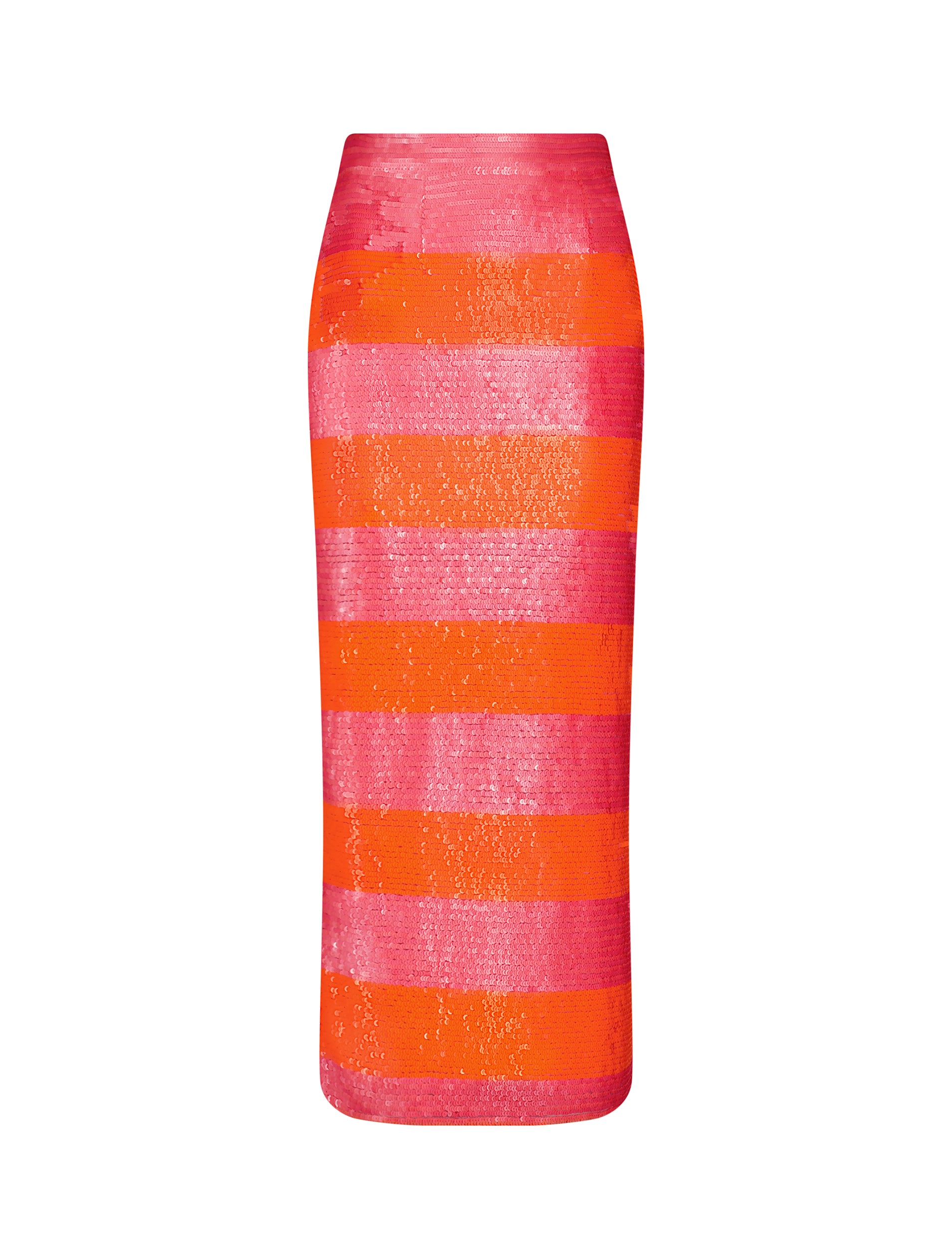 Shop Sequin Striped Classic Midi Pencil Skirt Online