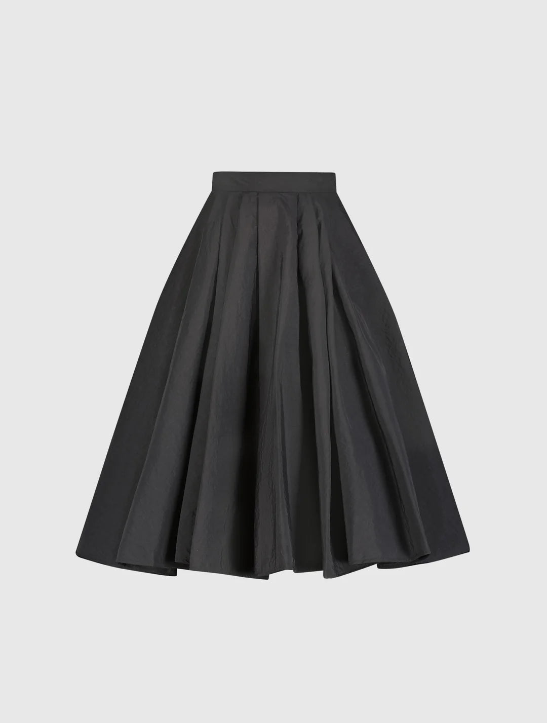 Faille High Waisted Midi Skirt